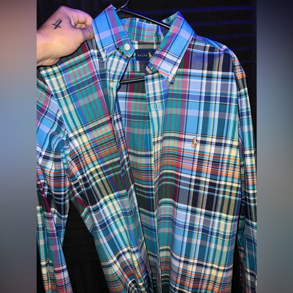 Men’s Ralph Lauren Long sleeve button down never used